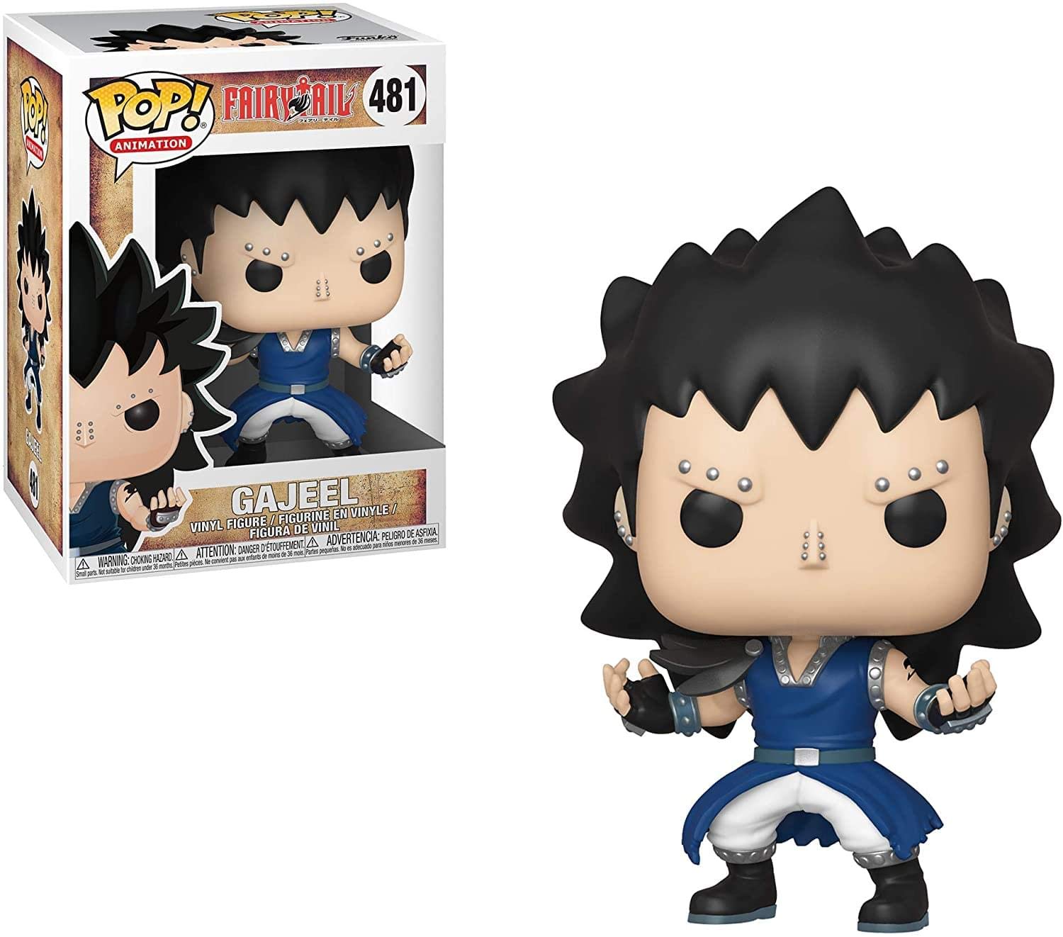 Amazon.com: Funko Pop! Animation: Fairy Tail - Gajeel, Multicolor